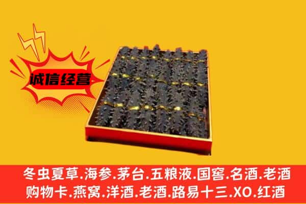 周宁县回收海参